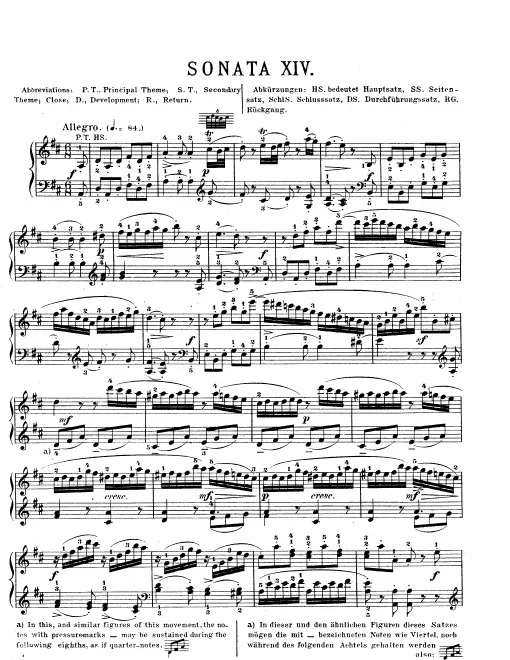 First page of Piano Sonata No.18