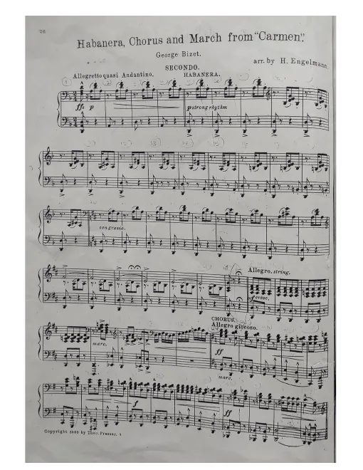 First page of Carmen