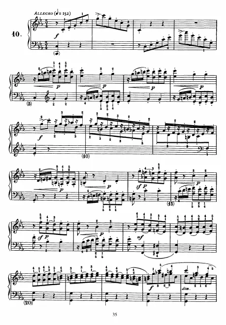 First page of Keyboard Sonata in C minor