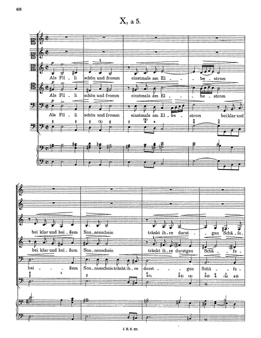 First page of Als Filli schön und fromm