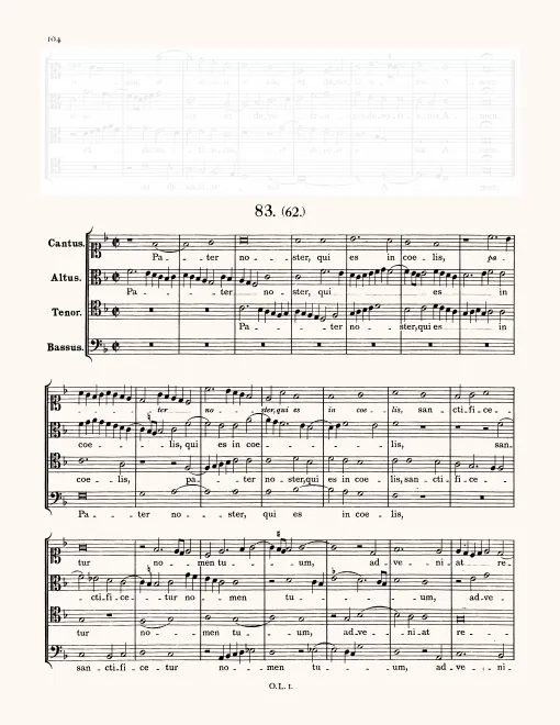 First page of Pater noster