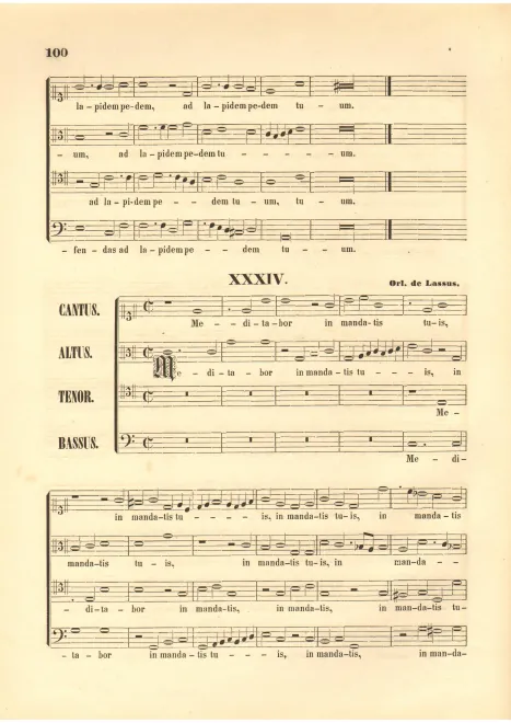 First page of Meditabor in mandatis tuis