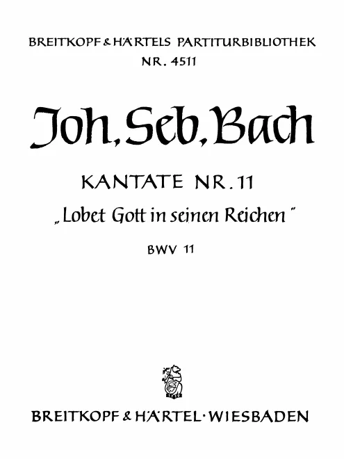 First page of Lobet Gott in seinen Reichen
