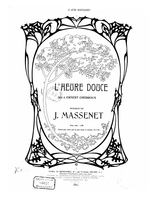 First page of L'heure douce