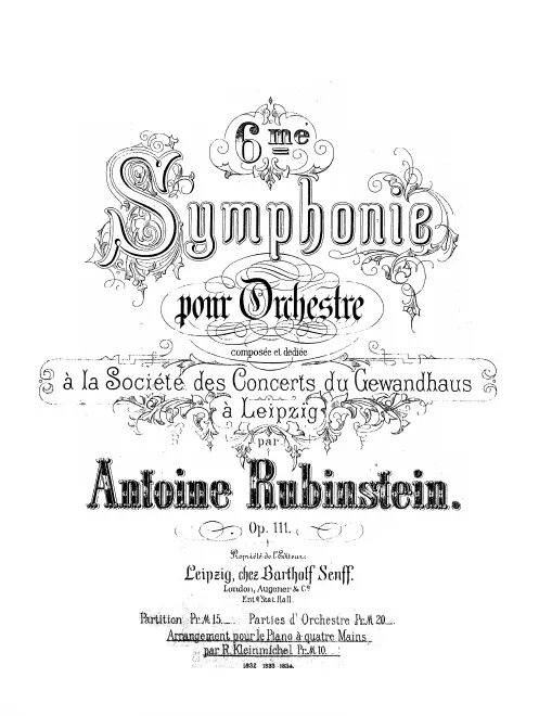 First page of Symphony No.6