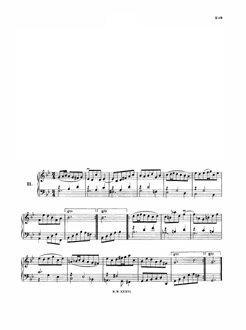 First page of Minuet in G minor