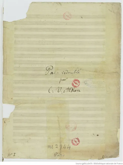First page of Pas-redoublé
