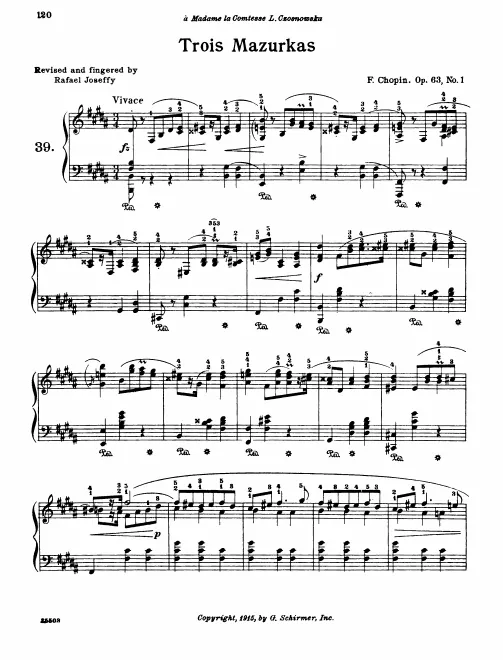First page of Mazurkas