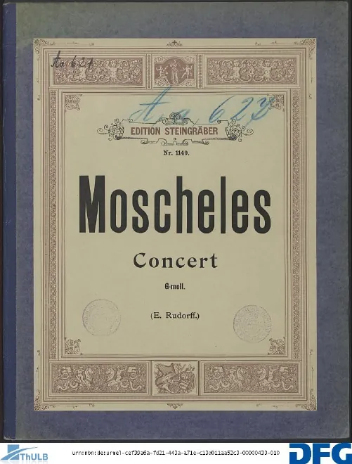 First page of Piano Concerto No.3 in G minor