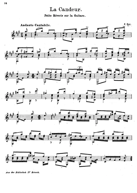 First page of La Candeur