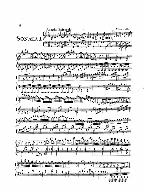 First page of Piano Trio in C major