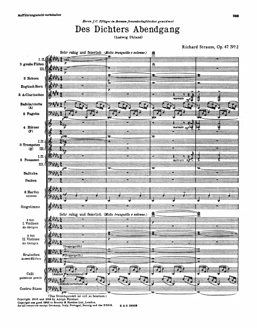 First page of 5 Lieder nach Gedichten von Ludwig Uhland