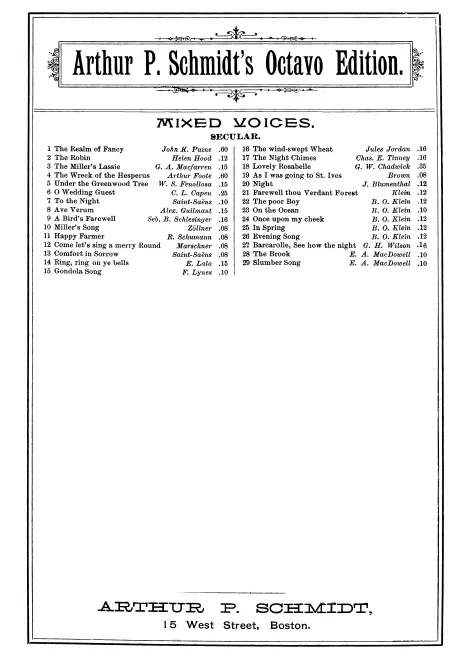 First page of 2 Northern Songs