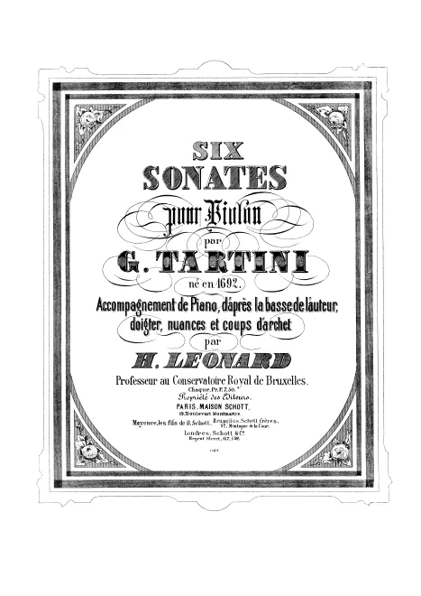 First page of Violin Sonata in A minor
