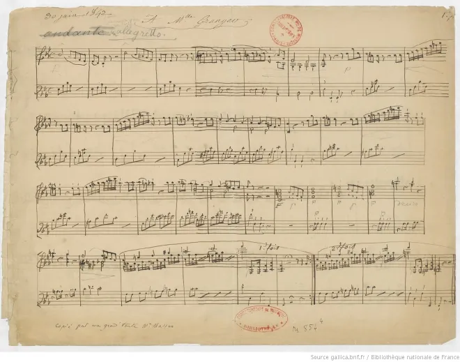 First page of Allegretto
