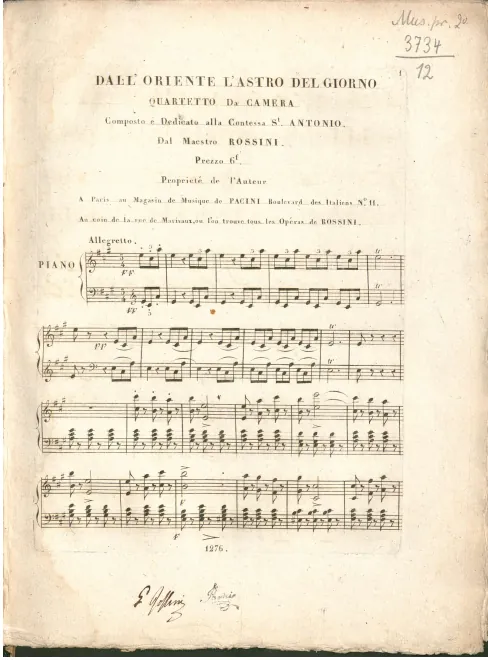 First page of Dall oriente l'astro del giorno