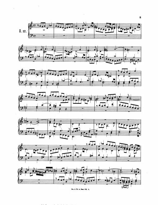 First page of Magnificat Fugue