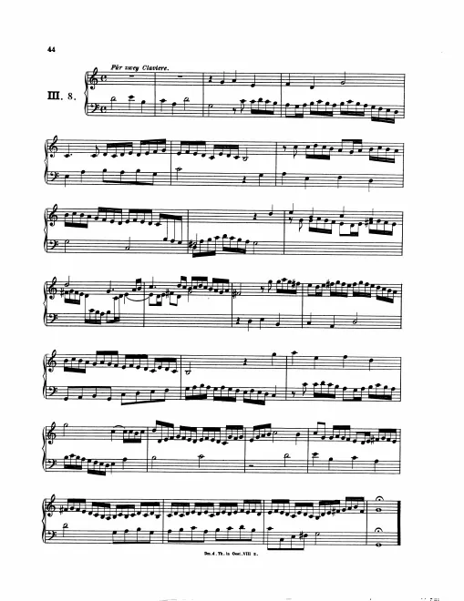 First page of Magnificat Fugue