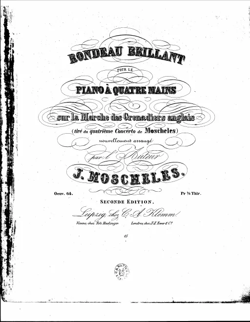 First page of Piano Concerto No.4