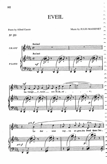 First page of Éveil