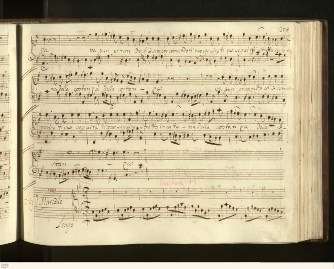 First page of L'usignolo ch'il suo duolo