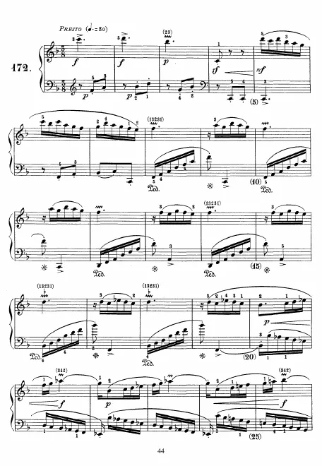 First page of Keyboard Sonata in F major