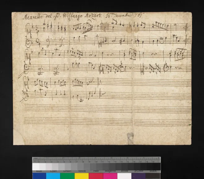 First page of Minuet