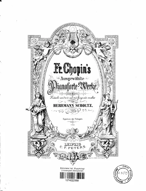 First page of Fr. Chopin's ausgewählte Pianoforte-Werke