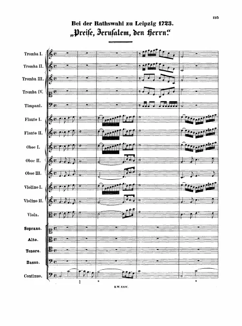 First page of Preise, Jerusalem, den Herren