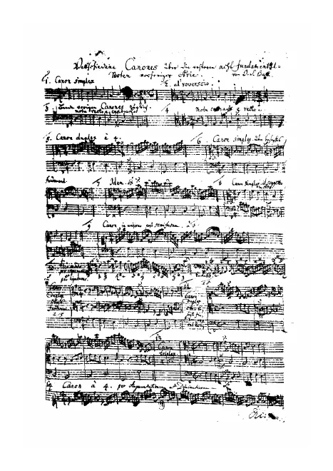 First page of 14 Canons