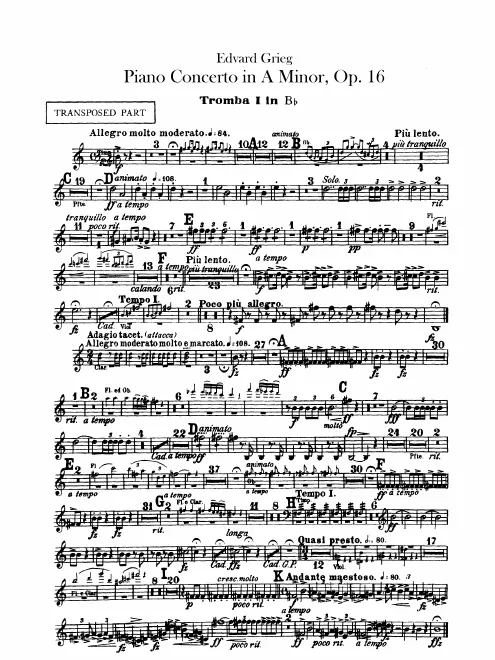 Trumpet 1 (B, transposed)