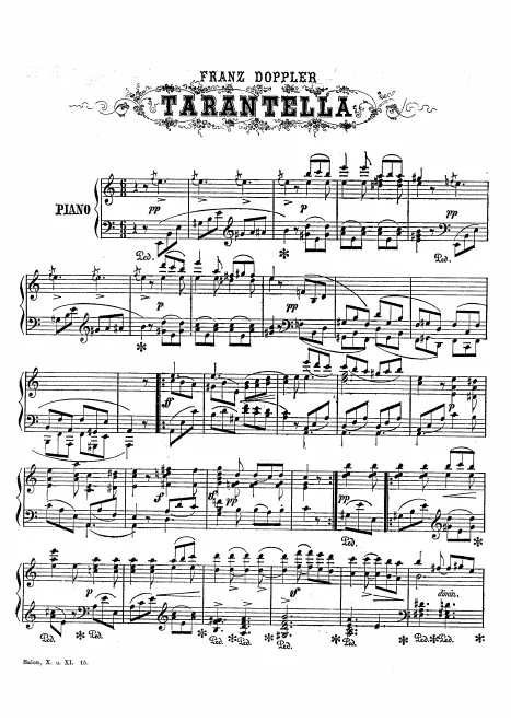 First page of Tarantelle
