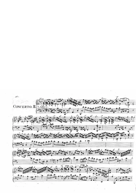 First page of Violin Concerto in F major, GT 1.F06