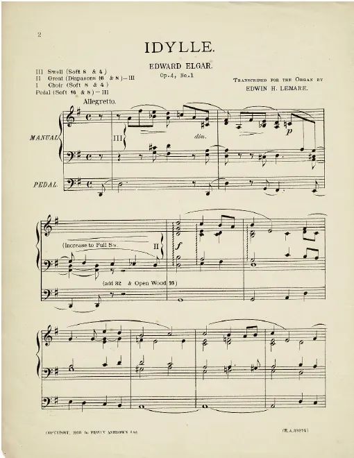 First page of 3 Pieces for Violin and Piano
