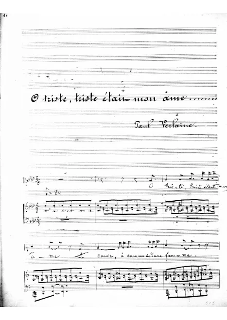 First page of 3 Mélodies, Op.18