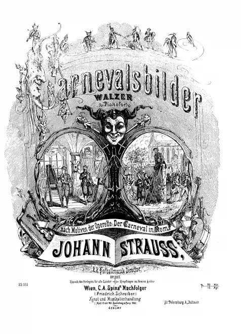 First page of Carnevalsbilder