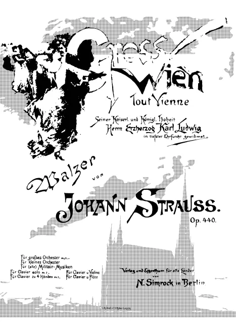 First page of Groß-Wien, Walzer