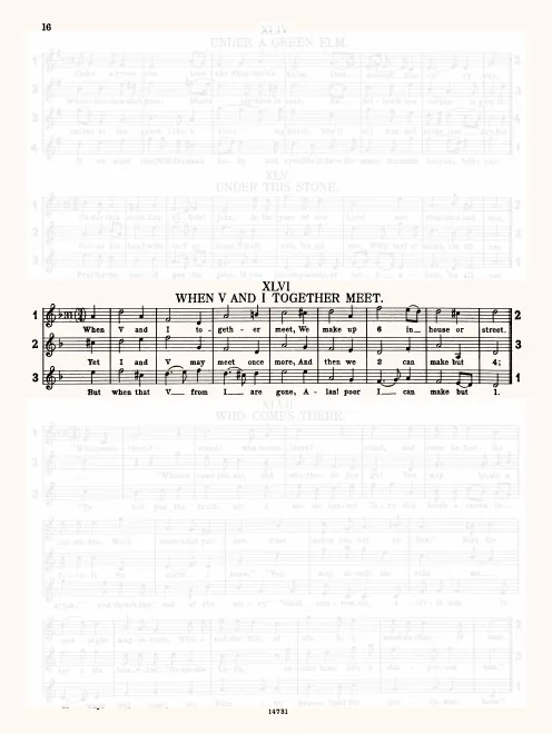 First page of When V and I Together Meet