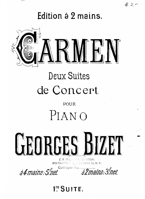 First page of Carmen Suite No.1