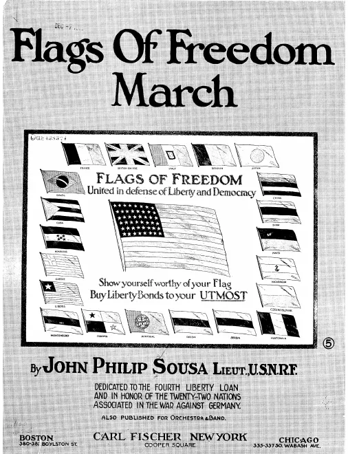 First page of Flags of Freedom