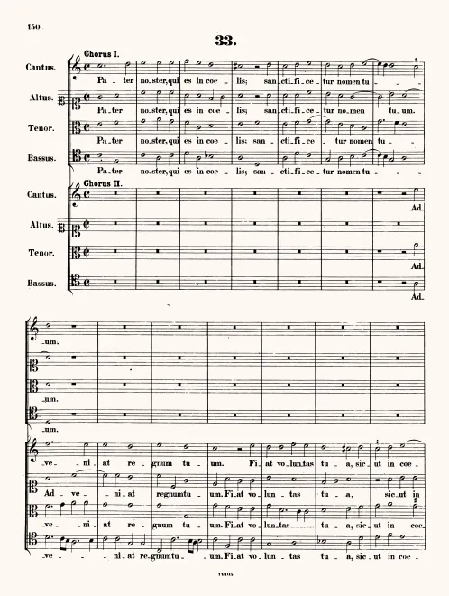 First page of Pater noster