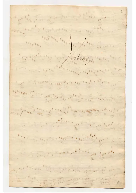 First page of Trio Sonata in B-flat major