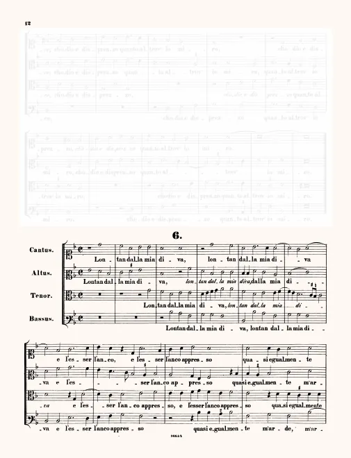 First page of Lontan dalla mia diva