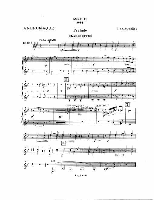 Clarinet 1/2 (B)