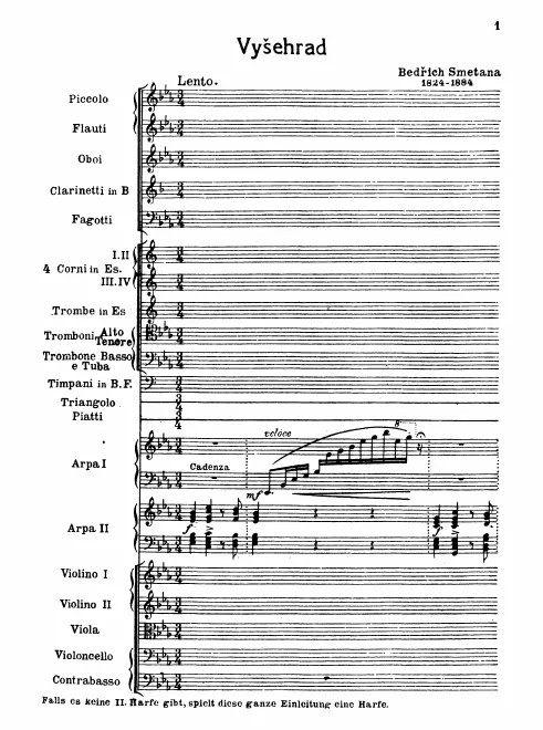 First page of Má vlast