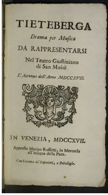 First page of Tieteberga