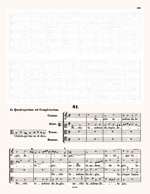 First page of Christe, qui lux es et dies