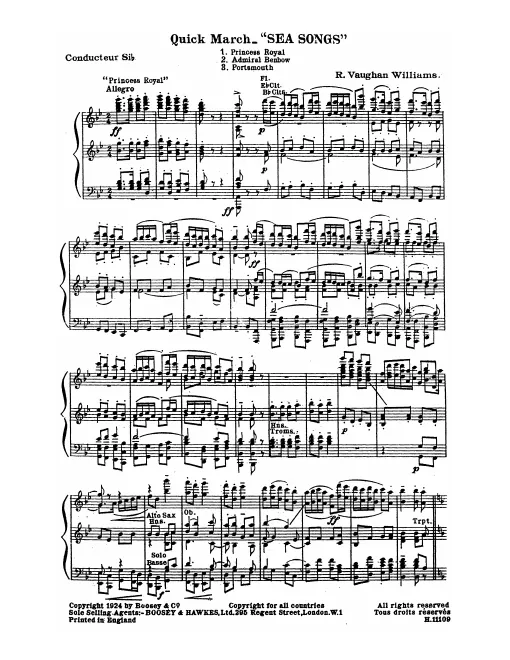 First page of Sea Songs