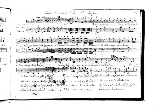 First page of Eine sehr gewöhnliche Geschichte