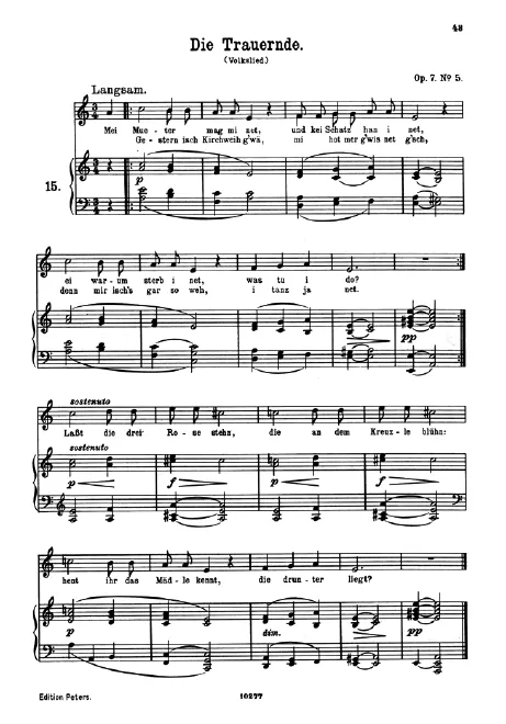 5. Die Trauernde